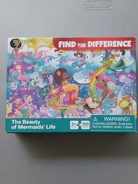 Find the Difference Puzzle - The Beauty of Mermaids' Life (Multi)
